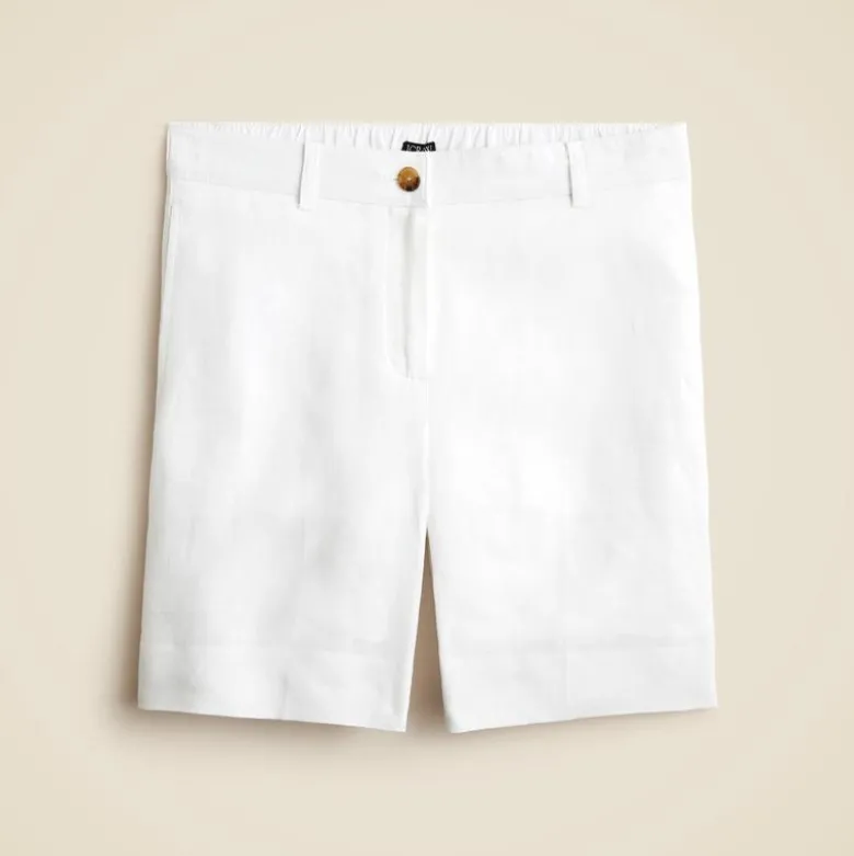6" Harbor short in linen