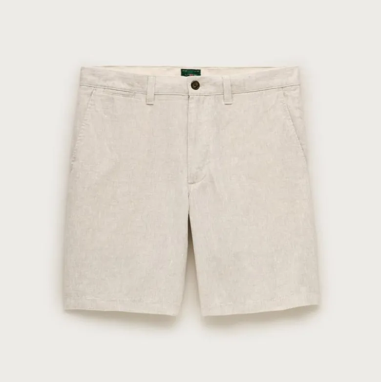 9" linen short