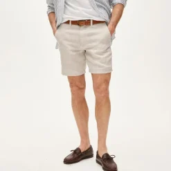 7" linen short