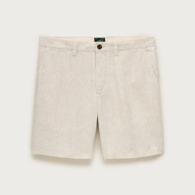 7" linen short