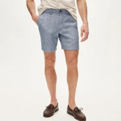 7" linen short