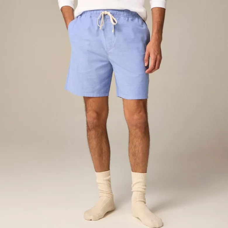 7'' lounge short in Broken-in oxford cloth