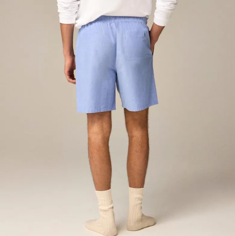 7'' lounge short in Broken-in oxford cloth
