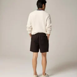 5.5'' Pier short in cotton-linen blend