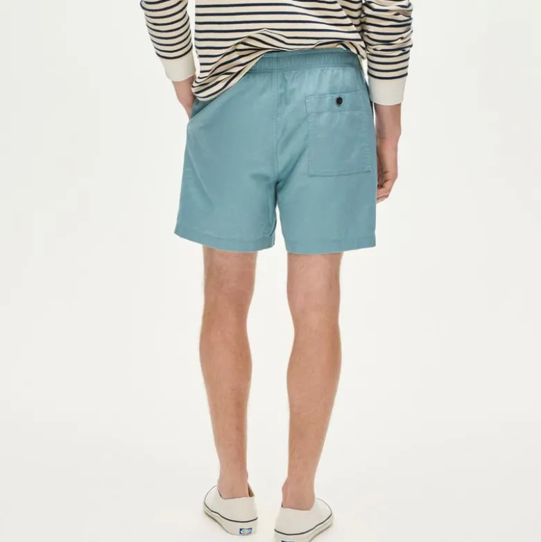 5.5'' Pier short in cotton-linen blend