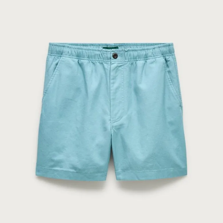 5.5'' Pier short in cotton-linen blend