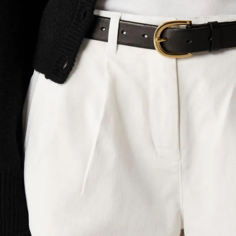 9" pleated heritage chino short