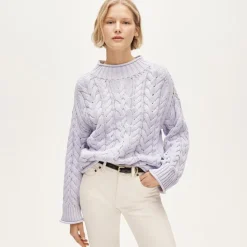 2025 Rollneck™ cable-knit sweater