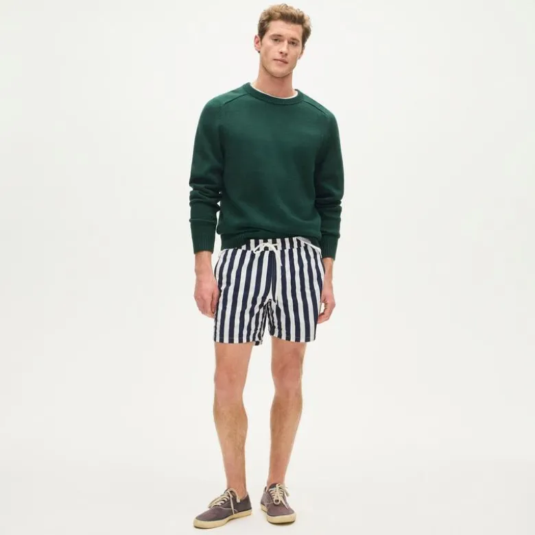 6" swim trunk in recycled nylon
