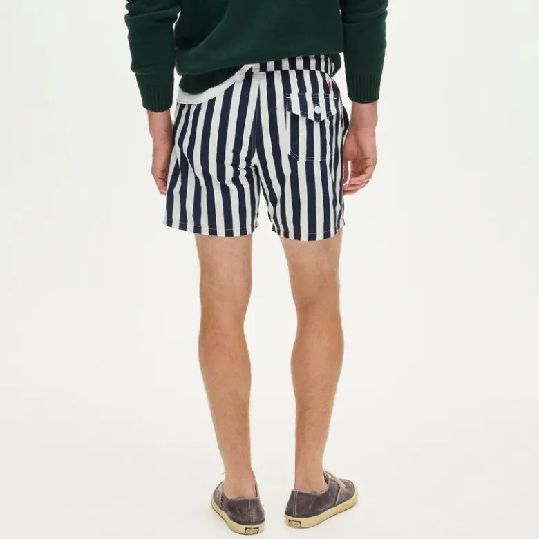 6" swim trunk in recycled nylon
