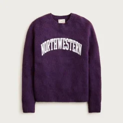 '47 X J.Crew brushed wool Northwestern sweater
