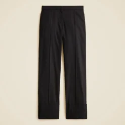 Alex Eagle X J.Crew cuffed mid-rise trouser in wool-cotton blend