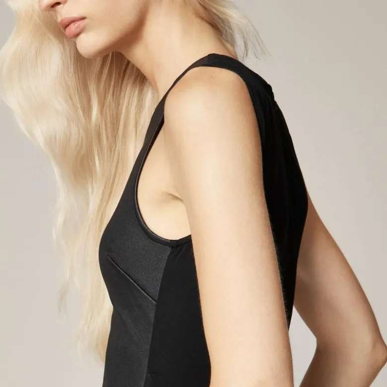 Alex Eagle X J.Crew leather-blend bodysuit