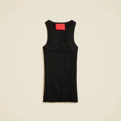 Alex Eagle X J.Crew ribbed shell tank top in merino wool