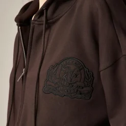 Alex Eagle X J.Crew scuba-knit full-zip hoodie