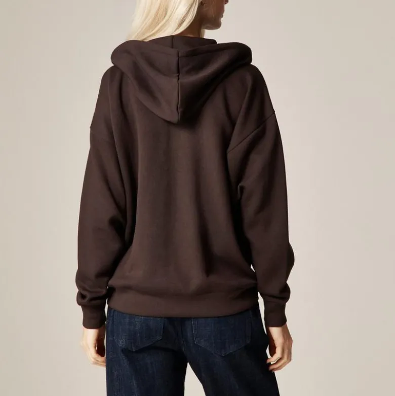 Alex Eagle X J.Crew scuba-knit full-zip hoodie