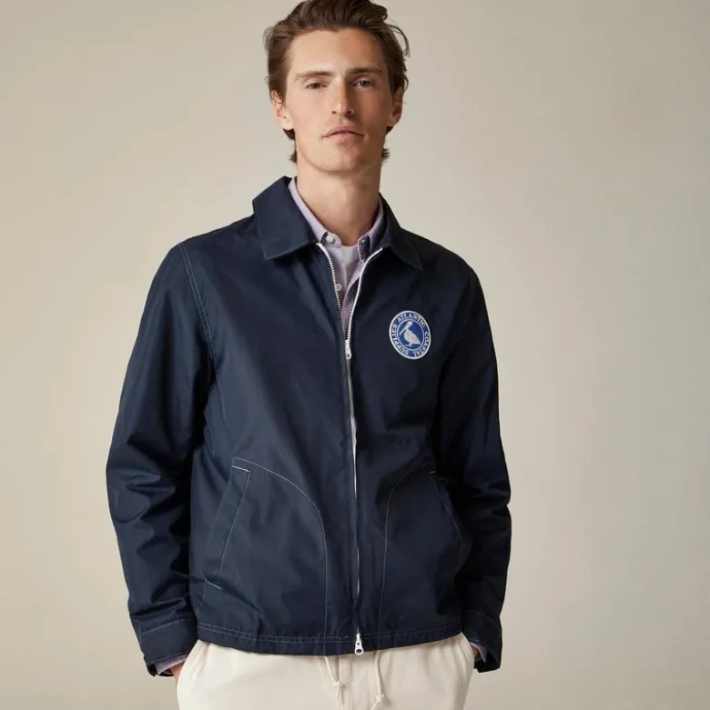 Atlantic Coastal Supplies X J.Crew windbreaker in recycled nylon