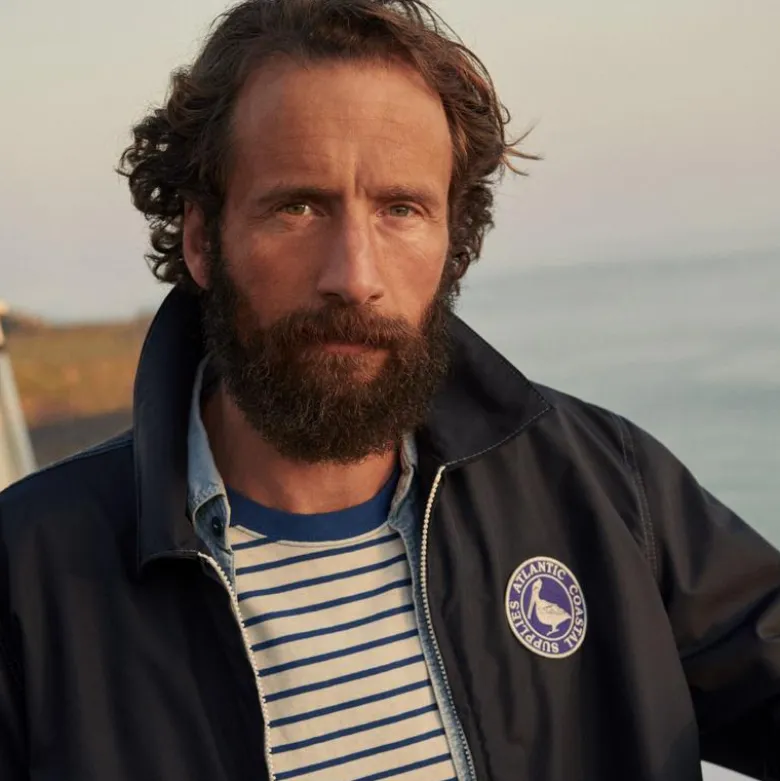 Atlantic Coastal Supplies X J.Crew windbreaker in recycled nylon