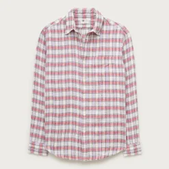 Baird McNutt Irish linen point-collar shirt