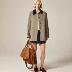 Barn Jacket™ in plaid double-faced cotton