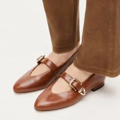 Bea Mary Jane ballet flats in leather