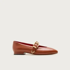 Bea Mary Jane ballet flats in leather