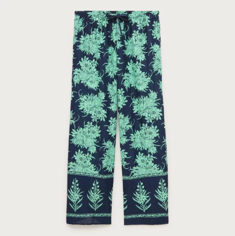 Beach pant in pineapple print