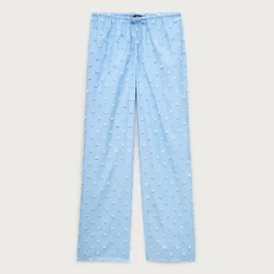Beach pant with pom-poms