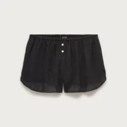 Beach short in Hampton linen-blend