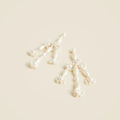 Beaded chandelier earrings