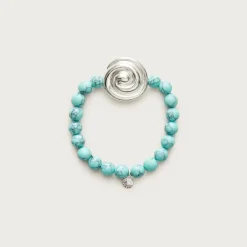 Beaded swirl bracelet