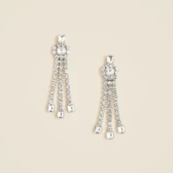 Beaded tassel earrings