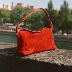 Berkeley small shoulder bag in suede