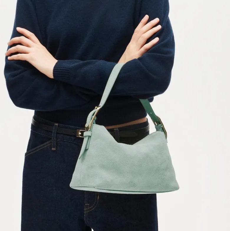Berkeley small shoulder bag in suede
