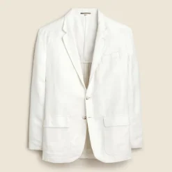 Big-fit suit jacket in Italian linen