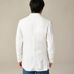 Big-fit suit jacket in Italian linen