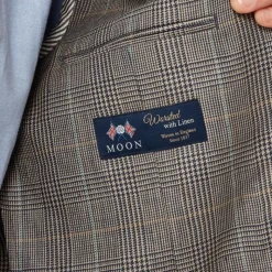 Blazer in English wool-linen blend