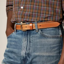 Bootcut creased jean in vintage medium wash
