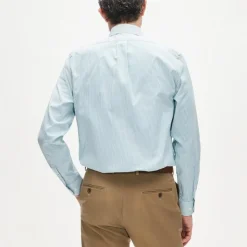 Bowery performance stretch oxford shirt with button-down collar