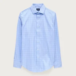 Bowery performance stretch dress shirt with spread collar
