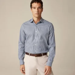 Bowery performance stretch dress shirt with spread collar