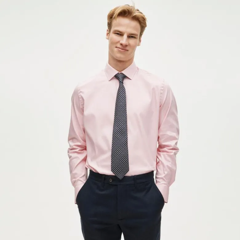 Bowery performance stretch dress shirt with spread collar