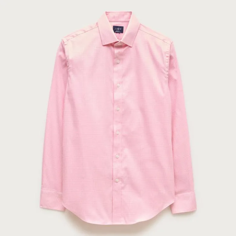 Bowery performance stretch dress shirt with spread collar