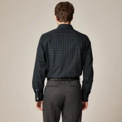 Bowery wrinkle-free dress shirt with point collar