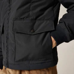 Box-quilt insulated jacket with PrimaLoft®