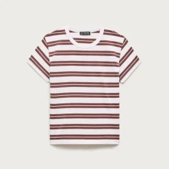 Boyfriend jersey classic-fit T-shirt in stripe