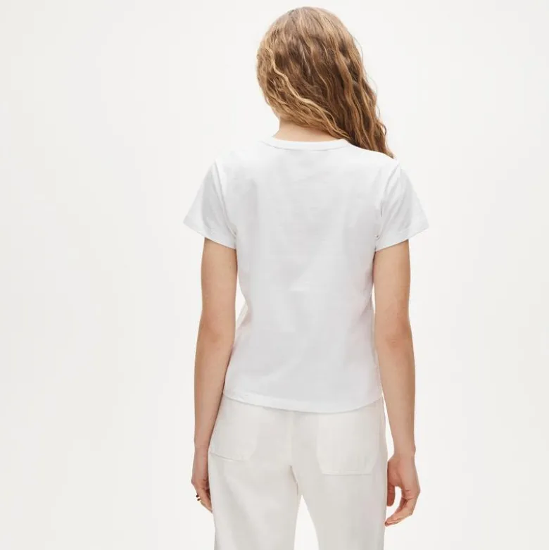 Boyfriend jersey classic-fit embroidered "Mama" T-shirt