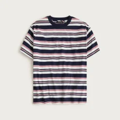Boyfriend jersey oversized T-shirt in stripe