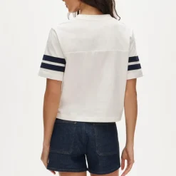 Boyfriend jersey relaxed cropped