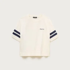Boyfriend jersey relaxed cropped